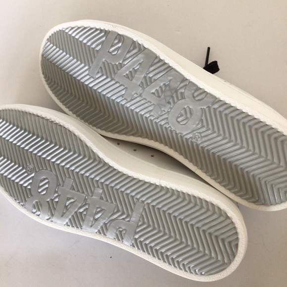 P448 JOHN WHITE LEATHER LOW PROFILE SNEAKERS NWOT SIZE 40 - Picture 10 of 15